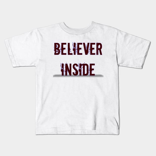 Believer Inside Kids T-Shirt by Curator Nation